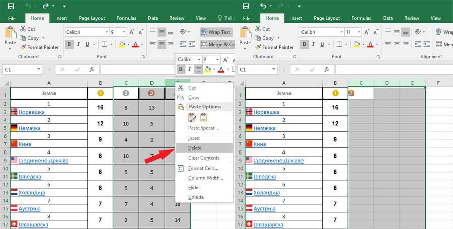 How to Add and Remove Columns and Rows in Microsoft Excel